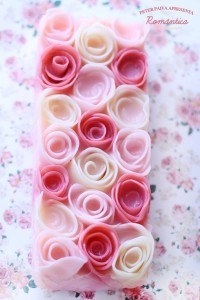 rosas modeladas