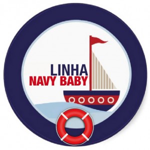 Rótulos - Coleção Linha Navy Baby
