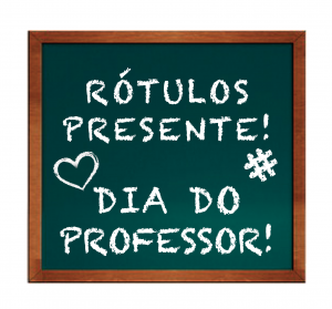 Rótulos - Quadro Negro - Dia dos professores