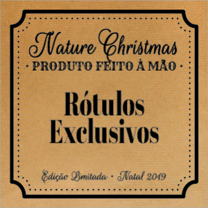Rótulos - Nature Christmas