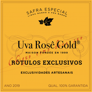 Rótulos -  Uva Rosê Gold