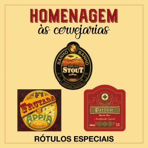 Rótulos - Homenagem as cervejarias