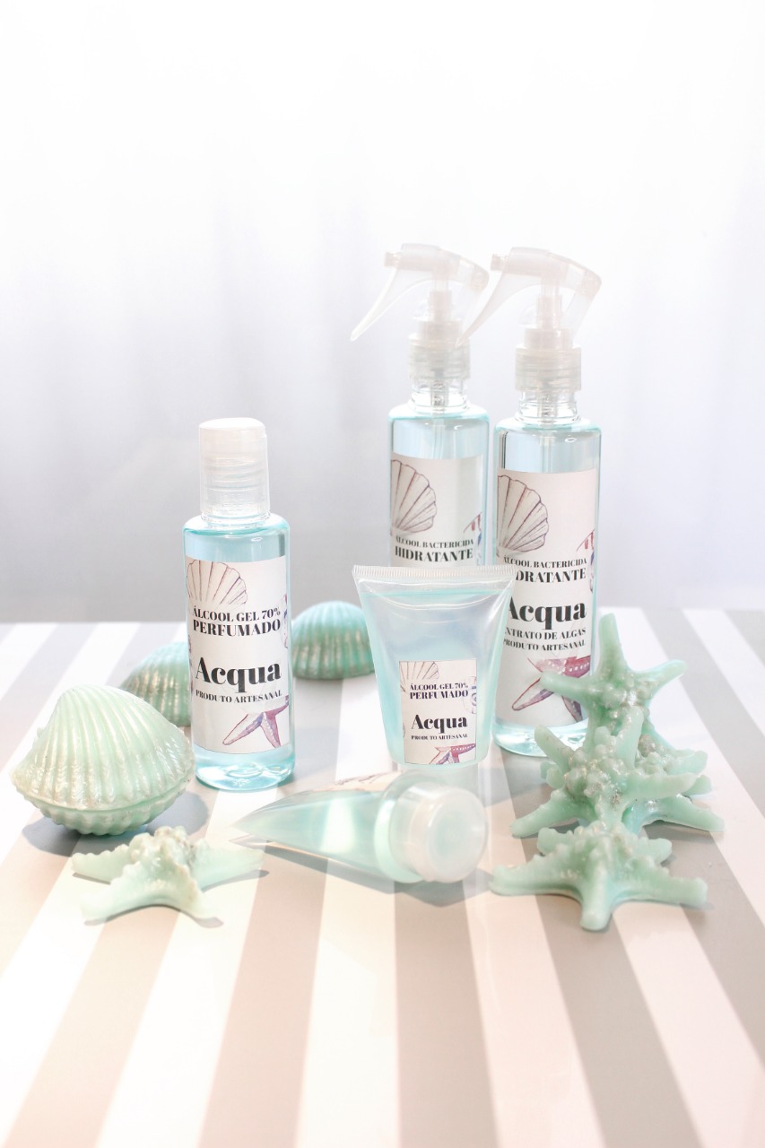 &Aacute;lcool Spray Bactericida com Glicerina Bi-destilada 70%