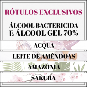 Rótulos -  Álcool Bactericida 70