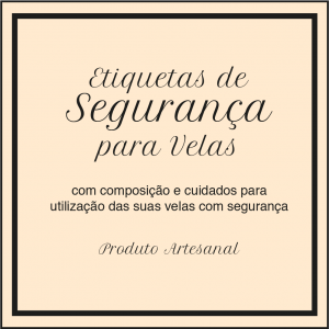 Etiquetas de Segurança para Velas