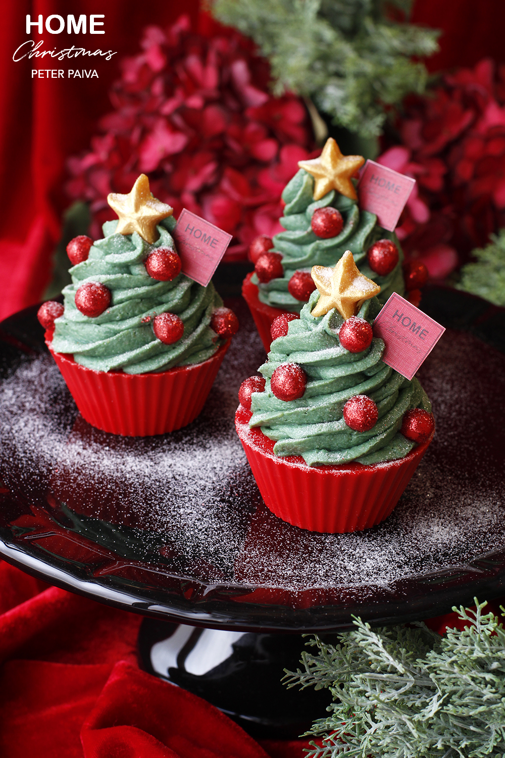Sabonete Cupcake de Árvore de Natal - Peter Paiva Sabonete Cupcake de Árvore de Natal - Peter Paiva