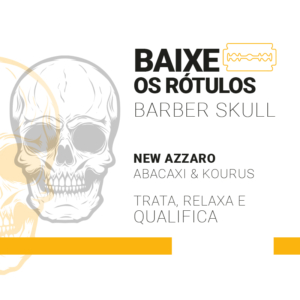 Rótulos - Barber Skull