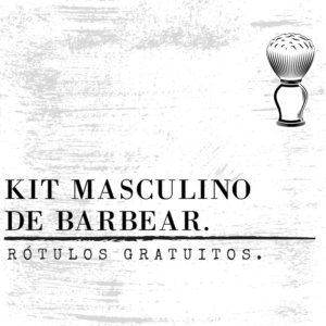 Rótulos - Kit Masculino de Barbear