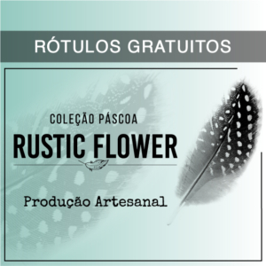 Rótulos - Rustic Flower