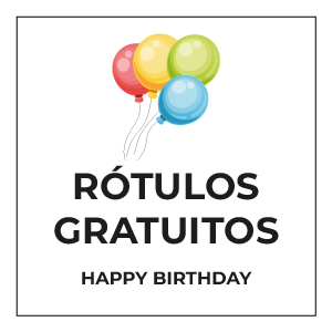 Rótulos - Happy Birthday