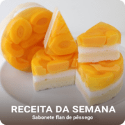 Sabonete Flan de pêssego