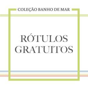 Rótulos -  Banho de Mar