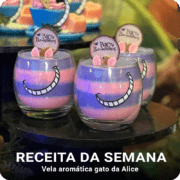 Receita da Semana - Vela aromática gato da Alice