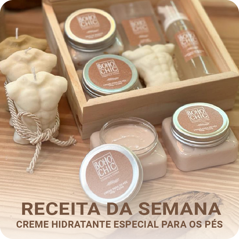 Creme hidratante especial para os pés 