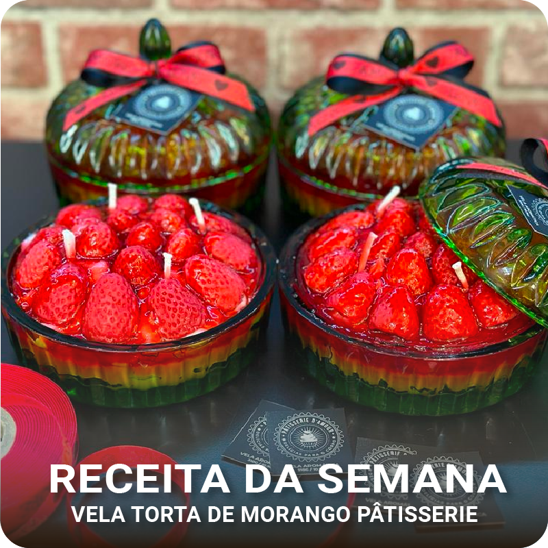 Vela Torta de Morango Pâtisserie 