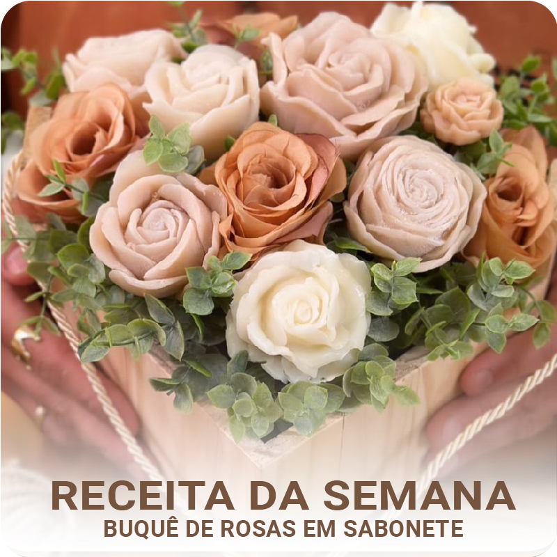 Buquê de Rosas em Sabonete