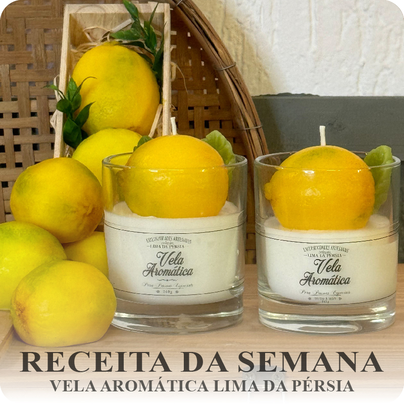 Vela Aromática Lima da Pérsia