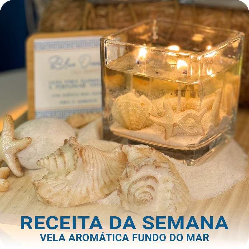 Vela Aromática Fundo do Mar