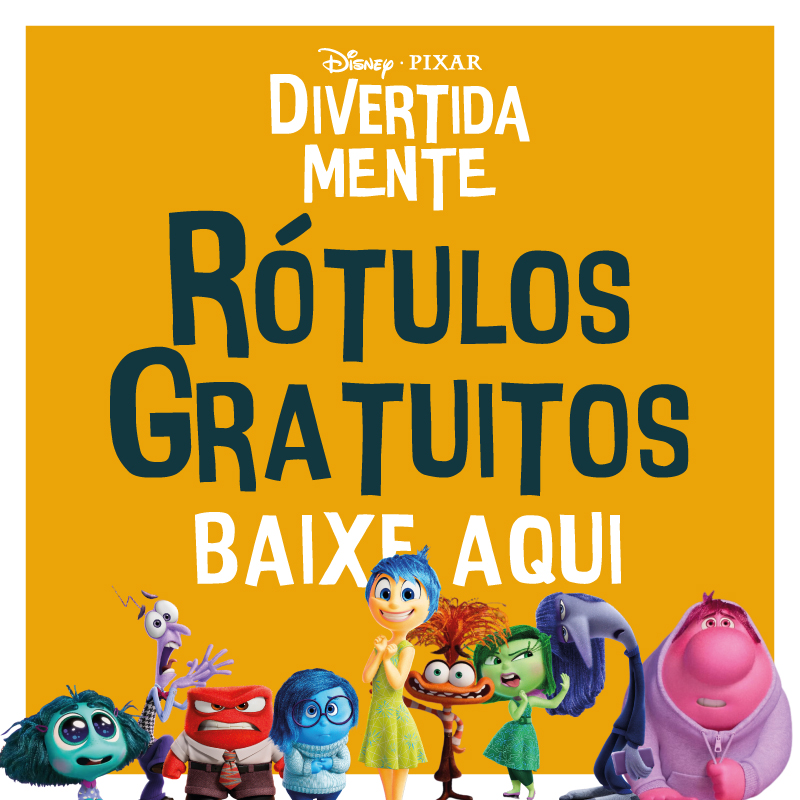 Rótulos - Divertidamente