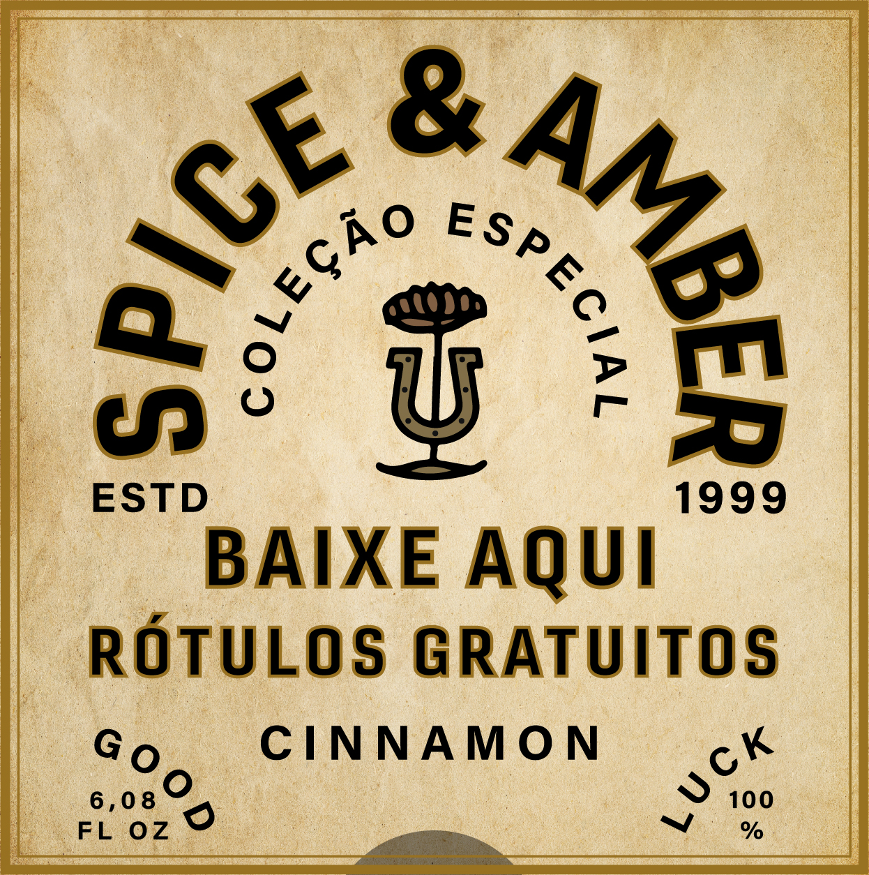 Rótulos - Spicy & Amber