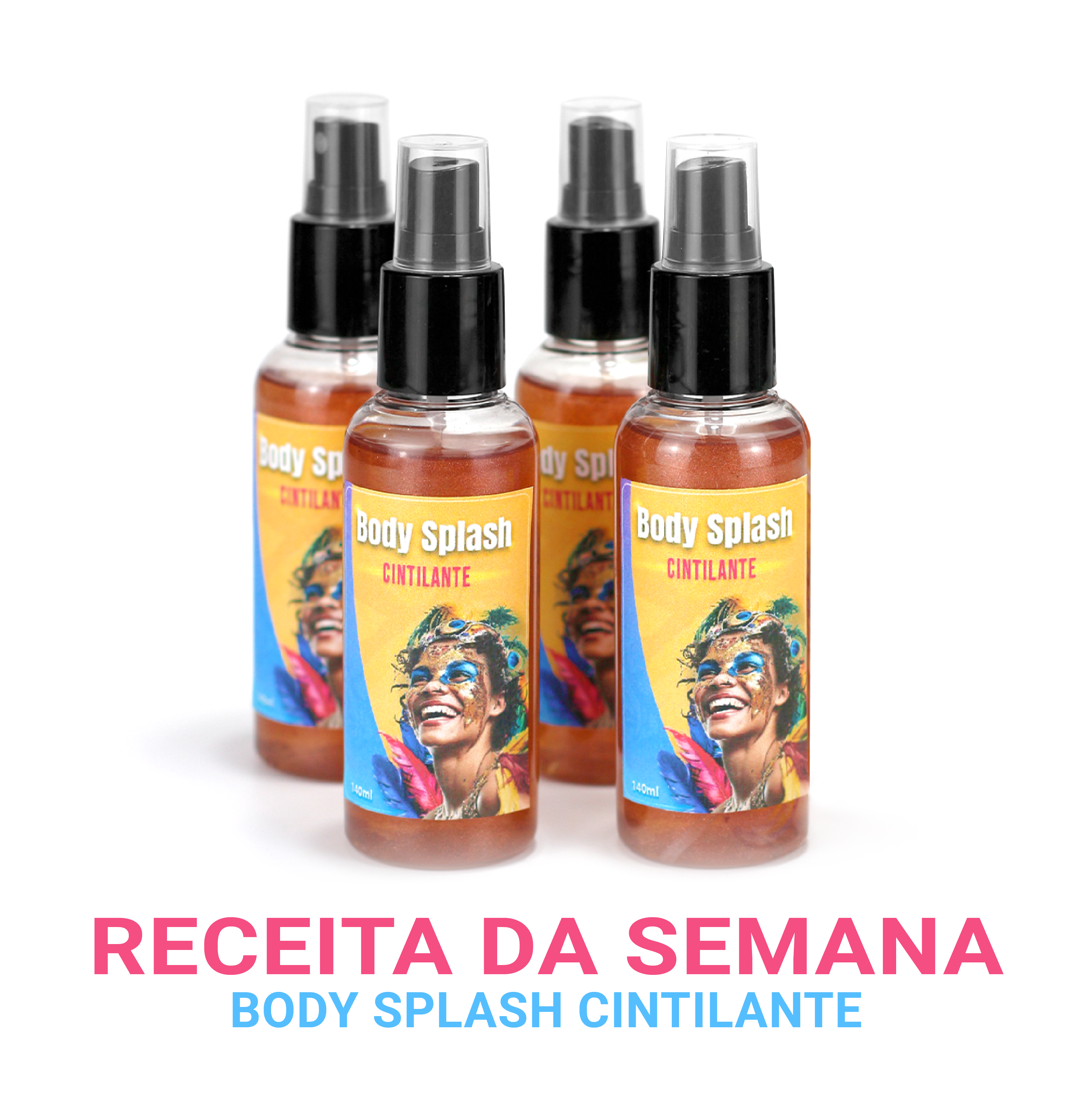 Body Splash com Brilho