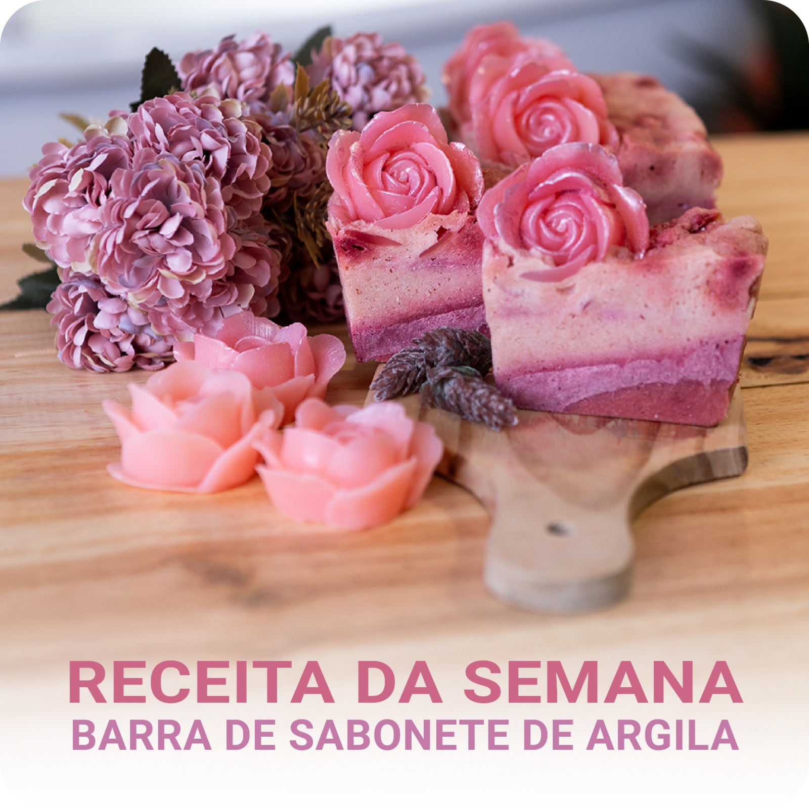 Barra de Sabonete de Argila