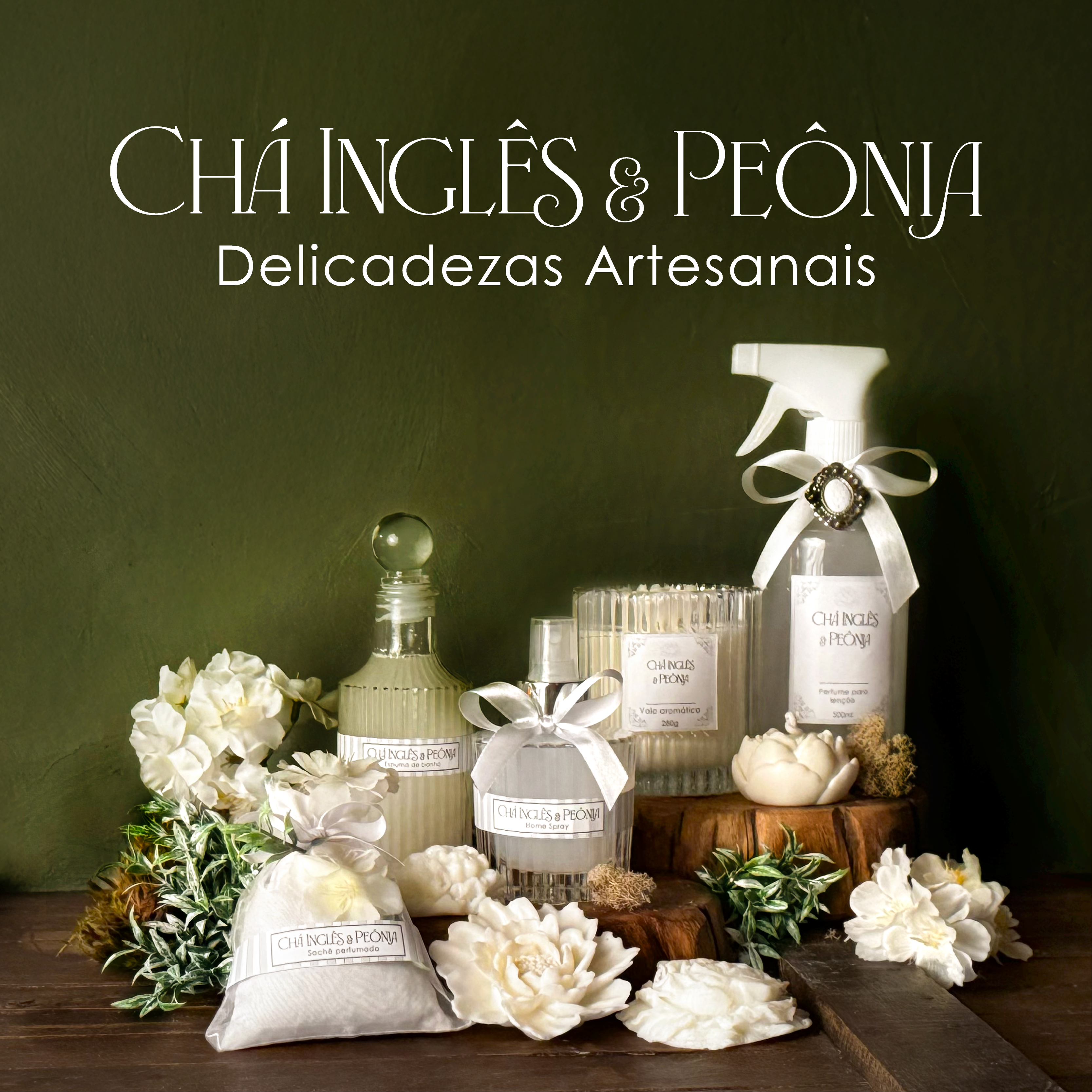 Coleção Chá Inglês & Peônia