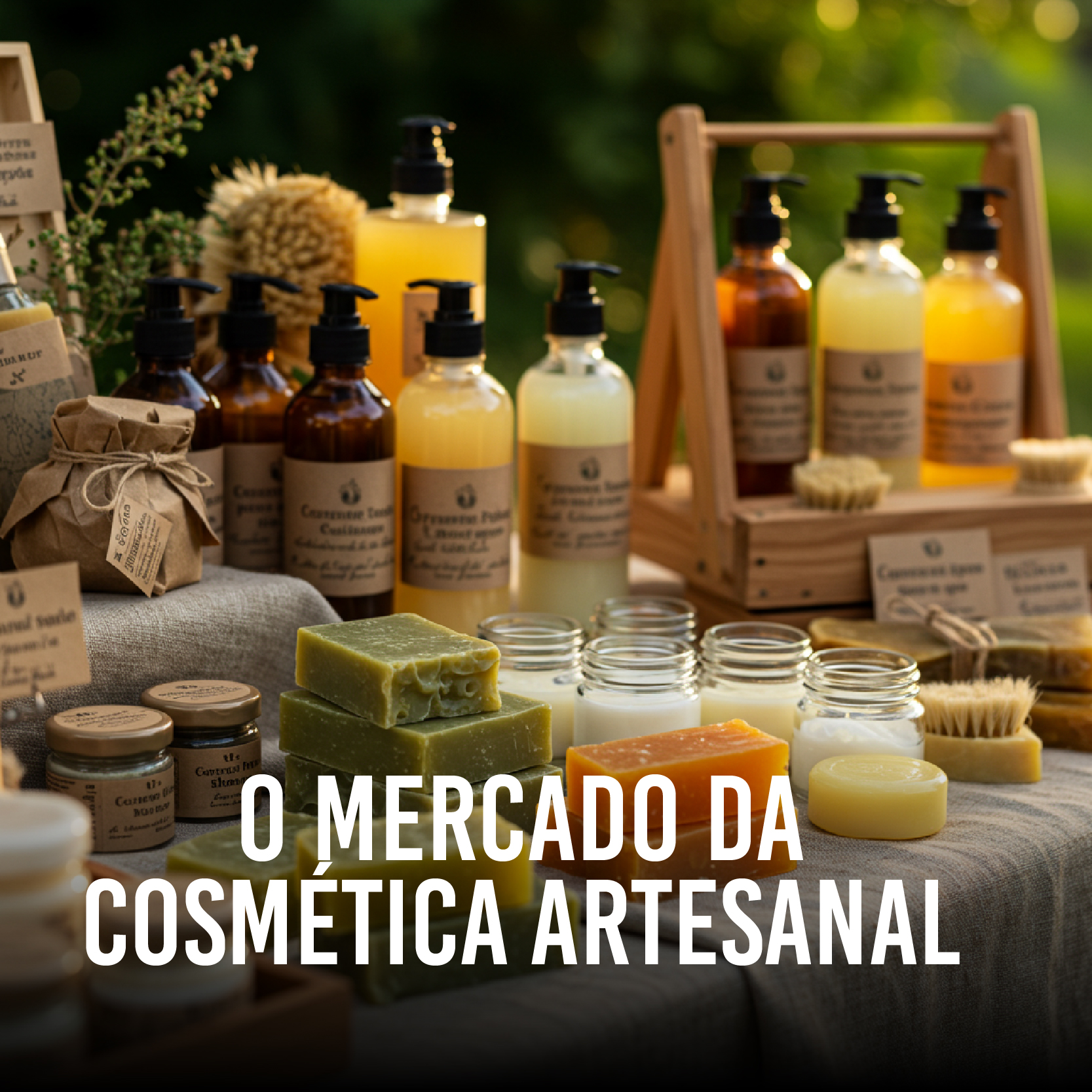 O mercado da cosmética artesanal