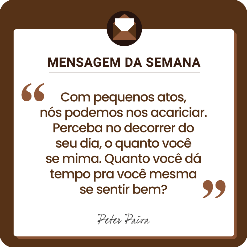 Mensagem da Semana - "Todos temos o mesmo potencial, nos resta entender essa miss&atilde;o e ser cada vez mais luz nessa vida!"