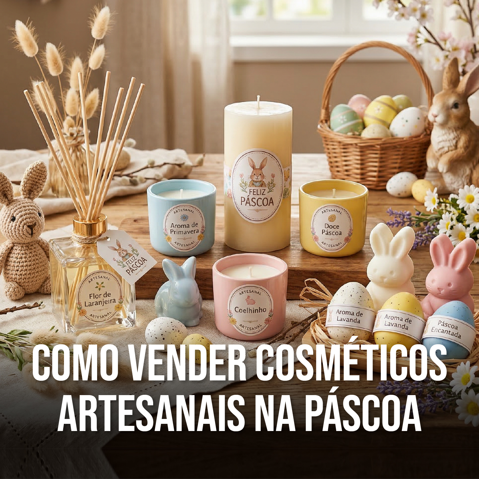 Como vender cosm&eacute;ticos artesanais na P&aacute;scoa