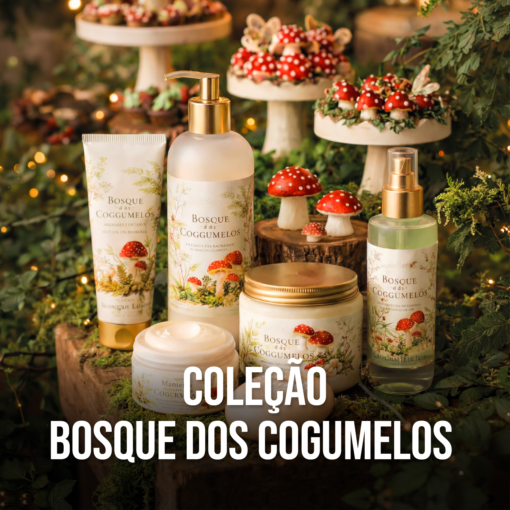 COLE&Ccedil;&Atilde;O BOSQUE DOS COGUMELOS