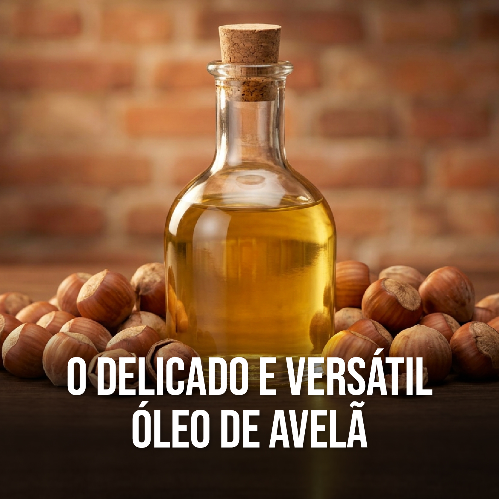 O delicado e vers&aacute;til &oacute;leo de avel&atilde;