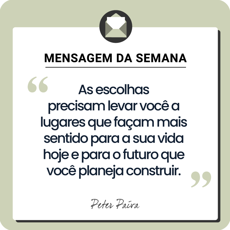 Mensagem da Semana - "Todos temos o mesmo potencial, nos resta entender essa miss&atilde;o e ser cada vez mais luz nessa vida!"