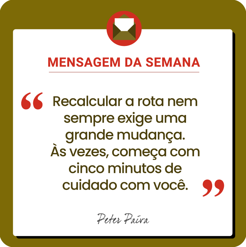 Mensagem da Semana - "Todos temos o mesmo potencial, nos resta entender essa miss&atilde;o e ser cada vez mais luz nessa vida!"